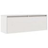 vidaXL Wall Cabinet White 100x30x35 cm Solid Wood Pine