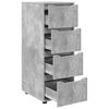 vidaXL Storage Cabinet Concrete Grey 40 x 48 x 105 cm Engineered Wood