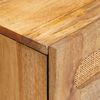 vidaXL Bedside Cabinet Natural 50 x 33 x 60 cm Solid Mango Wood