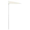 vidaXL Garden Half Parasol with Pole 180x90 cm Sand