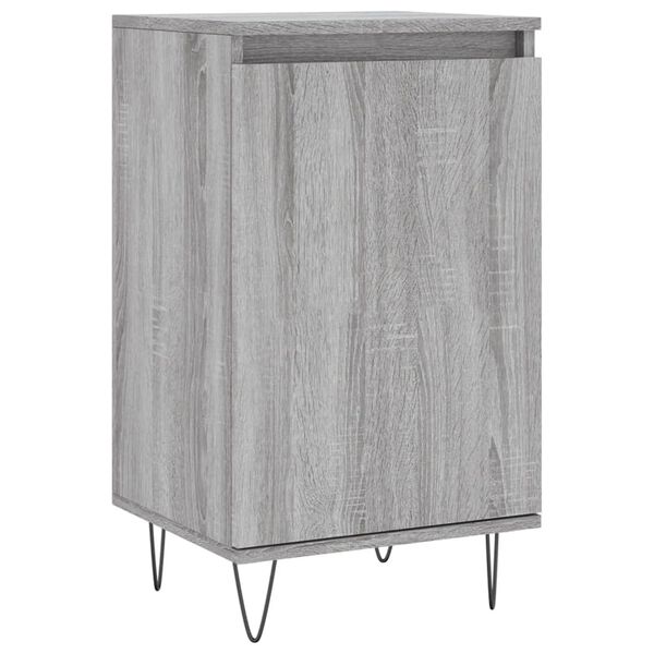 vidaXL Sideboard Grey Sonoma 40x35x70 cm Engineered Wood