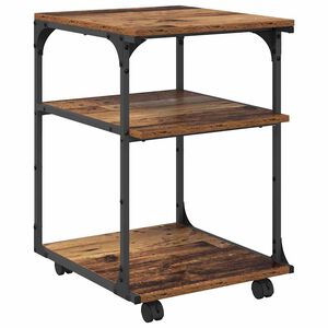 vidaXL Printer Stand Old Wood 43 x 48 x 64 cm Engineered Wood