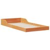 vidaXL Bed Frame Wax Brown 80 x 200 cm Solid Pine Wood
