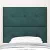 vidaXL Headboard with Headboard Dark Green 80 cm Faux Leather