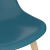 vidaXL 5 Piece Dining Set Turquoise