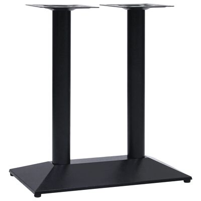 vidaXL Bistro Table Leg Black 70x40x72 cm Cast Iron