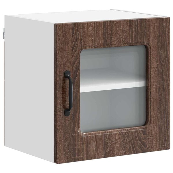 vidaXL Kitchen Cabinet with Storage Kalmar Brown Oak 40 x 31 x 40 cm