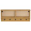 vidaXL Wall-mounted Coat Rack SANDNES 87x12x35 cm Solid Wood Pine