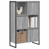 vidaXL Book Cabinet Grey Sonoma 68 x 30 x 108.5 cm Engineered Wood