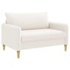 vidaXL XXL Armchair Cream Boucl&eacute;