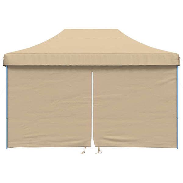 vidaXL Party Tent Folding Beige 292 x 440 x 315 cm Oxford Fabric