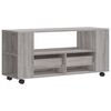 vidaXL TV Cabinet Grey Sonoma 102x34.5x43 cm Engineered Wood