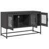 vidaXL TV Cabinet Black 100.5x39x60.5 cm Cold-rolled Steel