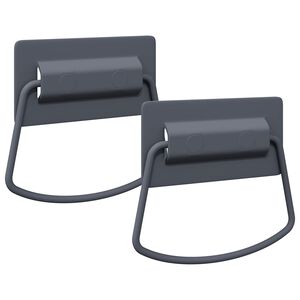 vidaXL Cabinet Handles 2 pcs Anthracite 85 x 45 mm Metal