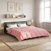 vidaXL Summer Duvet Quilted Pink 200 x 240 cm Microfiber