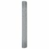 vidaXL Welded Wire Fence Silver 1.4 x 50 m