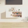 vidaXL Wall Cabinet White 80x30x30 cm Solid Wood Pine