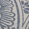 vidaXL Outdoor Flatweave Rug 140x200 cm Blue Pattern