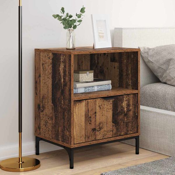 vidaXL Bedside Tables 2 pcs Old wood 49 x 36 x 61 cm Engineered wood