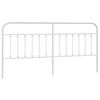vidaXL Metal Replace Headboard White 193 cm