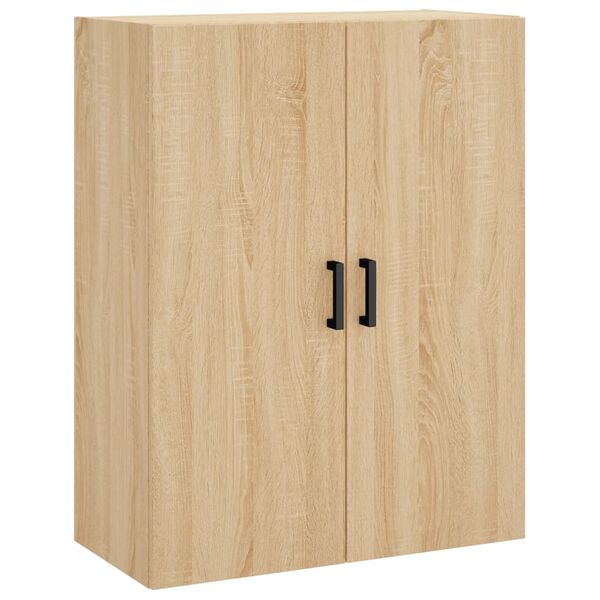 vidaXL Wall Mounted Cabinet Sonoma Oak 69.5x34x90 cm