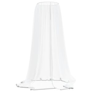 vidaXL Mosquito Net for Umbrella 220 Mesh White &Phi;330x250 cm