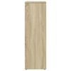 vidaXL Bathroom Cabinet Sonoma Oak 30x30x95 cm Engineered Wood