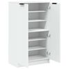 vidaXL Shoe Cabinet White 59x35x100.5 cm Engineered Wood
