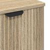 vidaXL Bathroom Furniture Set 3 pcs Sonoma oak Engineered wood