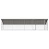 vidaXL Dog Kennel 4 pcs Silver 8 x 2 x 2 m Galvanised steel