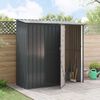 vidaXL Garden Sheds Anthracite 203 x 85.5 x 200 cm Metal