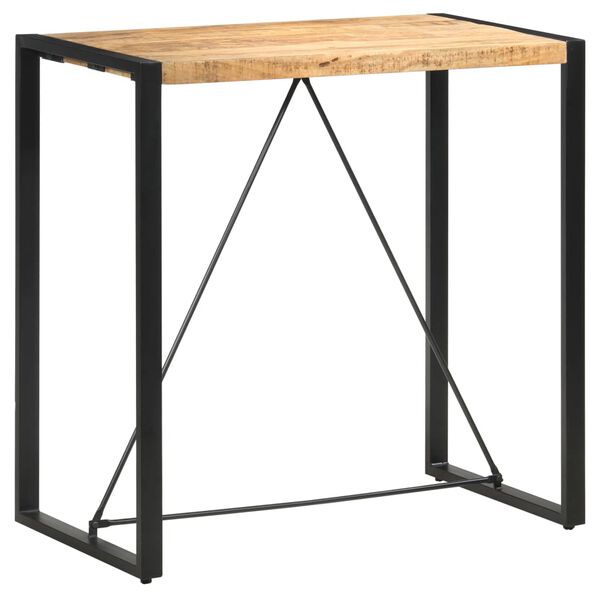 vidaXL Bar Table 110x60x110 cm Solid Mango Wood