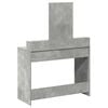 vidaXL Dressing Table Concrete Grey 100 x 41 x 140 cm Engineered Wood