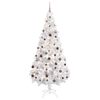 vidaXL Artificial Pre-lit Christmas Tree with Ball Set 180cm 620 Branches