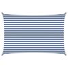 vidaXL Sun Shade Sail Blue and White 4,5 x 3 m 100% Polyester Oxford