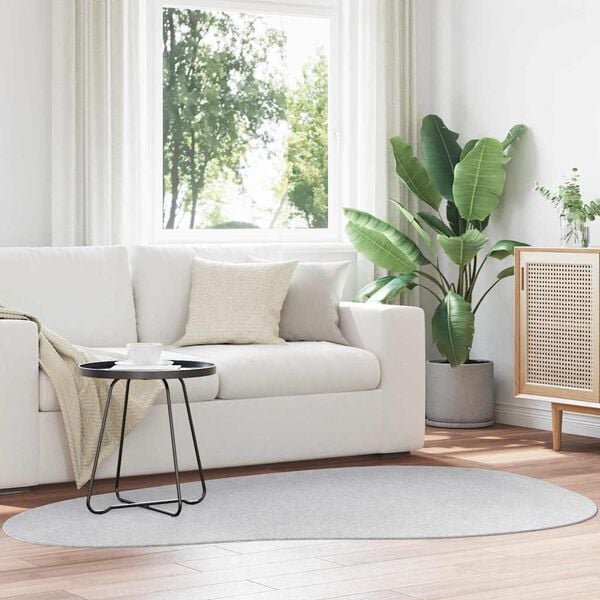 vidaXL Area Rugs HUARTE Grey 140 x 200 cm Polyester