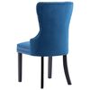 vidaXL Dining Chairs 2 pcs Blue Velvet
