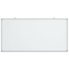 vidaXL Magnetic Whiteboard 100x50x1.7 cm Aluminium
