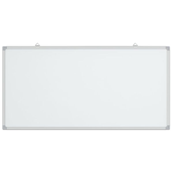 vidaXL Magnetic Whiteboard 100x50x1.7 cm Aluminium
