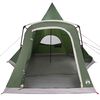 vidaXL Teepee Tent with Roof with Storage Green 545 x 450 x 295 cm