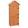 vidaXL Outdoor Cabinet | Brown | Wood | 42.5 cm x 64 cm x 190 cm