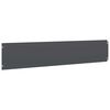 vidaXL Lawn Edgings 10 pcs Anthracite 20x103 cm Cold-rolled Steel