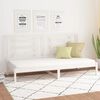vidaXL Day Bed without Mattress White 80x200 cm Solid Wood Pine