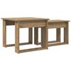 vidaXL Coffee Table Set 2 pcs Artisan Oak Engineered Wood