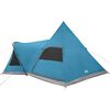 vidaXL Teepee Tent with Roof with Storage Blue 545 x 450 x 295 cm