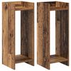vidaXL Plant Stand 2 pcs Old Wood 30 x 30 x 80 cm Engineered Wood