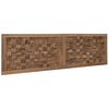 vidaXL Bed Headboard Natural Solid Teak Wood
