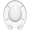 SCH&Uuml;TTE High Gloss Toilet Seat with Soft-Close BALANCE MDF