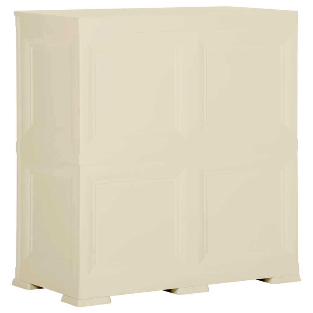 White plastic sales cabinet