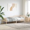vidaXL Day Bed without Mattress 90x190 cm Single Solid Wood Pine